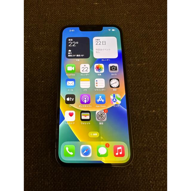 iPhone 13 Pro 128GB simフリー シエラブルー　美品 2