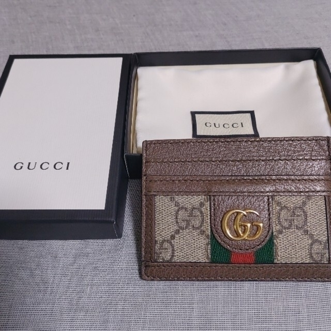 Gucci(グッチ)のGUCCI 【グッチ オフィディア カードケース パスケース 名刺入れ】 レディースのファッション小物(名刺入れ/定期入れ)の商品写真