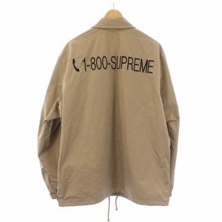 シュプリーム(Supreme)のSUPREME 19FW 1-800 Coaches Jacket S ベージュ(ブルゾン)