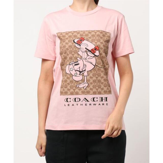 COACH(コーチ)の値下げ★【限定】DISNEY × COACH スケートボード ミッキー Tシャツ レディースのトップス(Tシャツ(半袖/袖なし))の商品写真