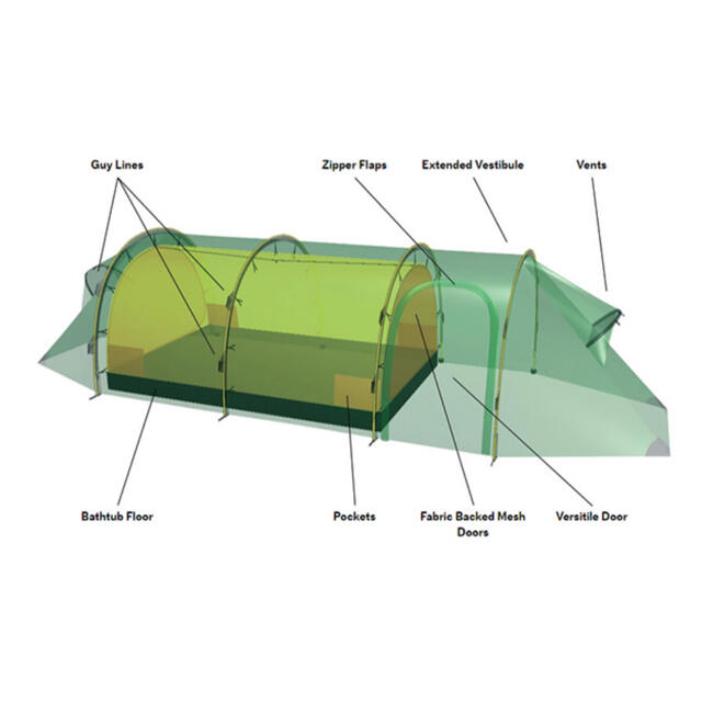 HILLEBERG(ヒルバーグ)のHilleberg Keron 3gt ヒルバーグ ケロン 3 gt グリーン スポーツ/アウトドアのアウトドア(テント/タープ)の商品写真