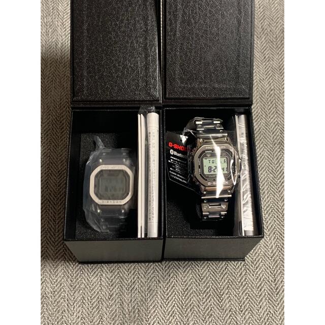 G-SHOCK(ジーショック)のG-SHOCK フルメタルシルバー GMW-B5000D-1JF  ２個セット メンズの時計(腕時計(デジタル))の商品写真