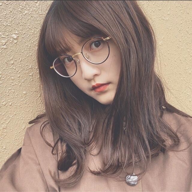 JINS(ジンズ)の【 AWモデル 】 ブラウンデミ  CLASSIC  Acetate＆Metal レディースのファッション小物(サングラス/メガネ)の商品写真