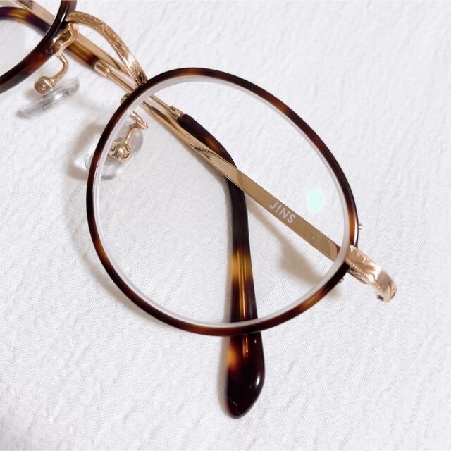 JINS(ジンズ)の【 AWモデル 】 ブラウンデミ  CLASSIC  Acetate＆Metal レディースのファッション小物(サングラス/メガネ)の商品写真