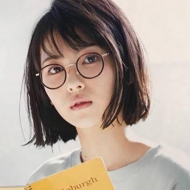 JINS(ジンズ)の【 AWモデル 】 ブラウンデミ  CLASSIC  Acetate＆Metal レディースのファッション小物(サングラス/メガネ)の商品写真