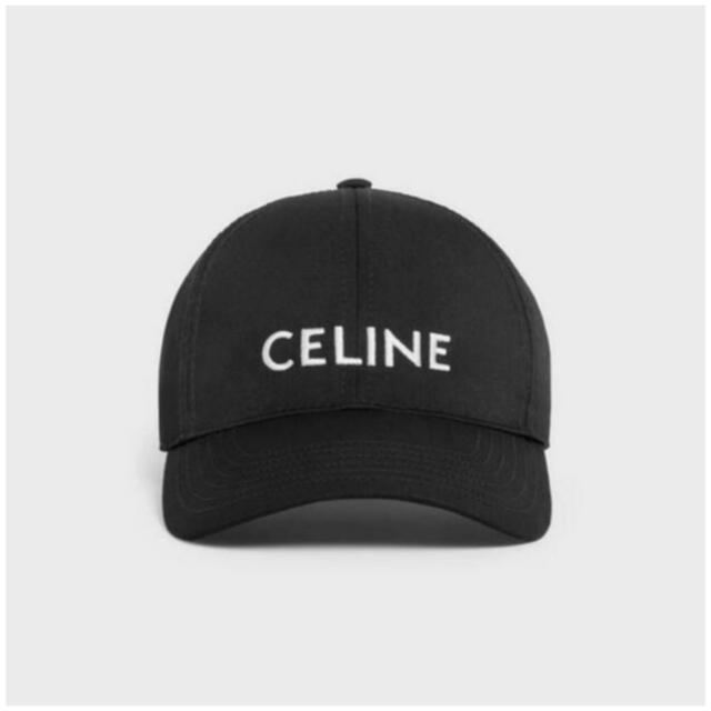 CEFINE(セフィーヌ)の※入手困難　L【CELINE LOGO】celineキャップ　ブラック　セリーヌ メンズの帽子(キャップ)の商品写真