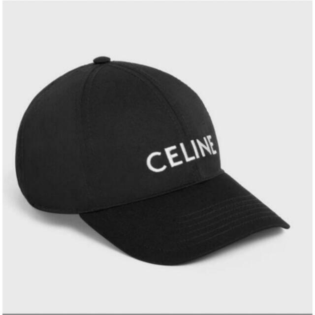 CEFINE(セフィーヌ)の※入手困難　L【CELINE LOGO】celineキャップ　ブラック　セリーヌ メンズの帽子(キャップ)の商品写真