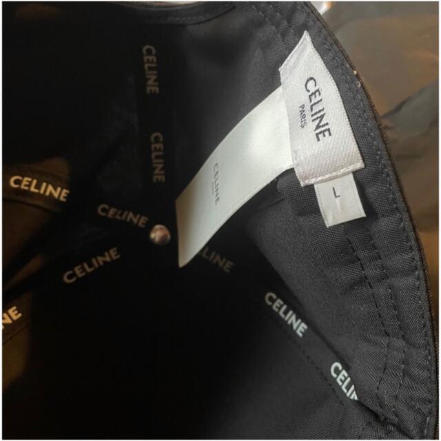 CEFINE(セフィーヌ)の※入手困難　L【CELINE LOGO】celineキャップ　ブラック　セリーヌ メンズの帽子(キャップ)の商品写真