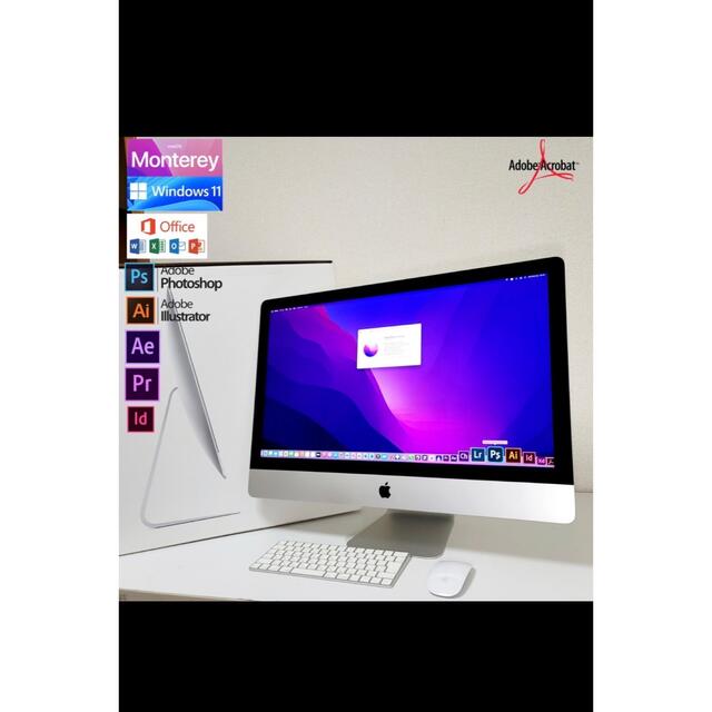 美品 Apple iMac Retina 5K 27インチmacOSデスクトップ型PC