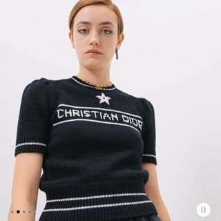 Dior - 新品未使用 CHRISTIAN DIOR ショートスリーブ セーターの通販 
