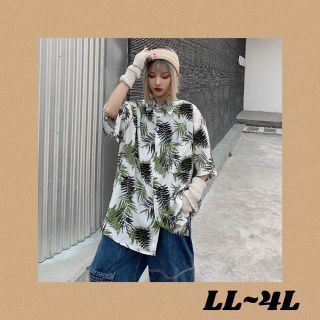 大きいサイズ春夏 韓国 レディース ファッション ポロシャツ LL-4L WH(ポロシャツ)