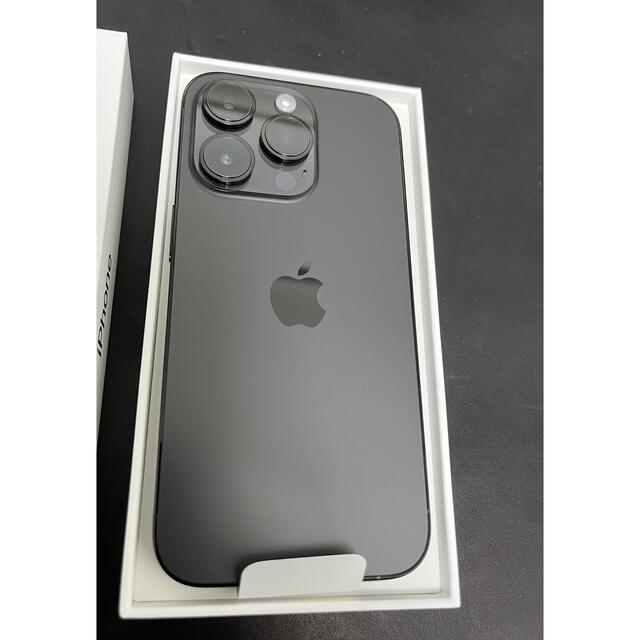 iPhone 14 pro 128gb simフリー　スペースブラックほぼ未使用