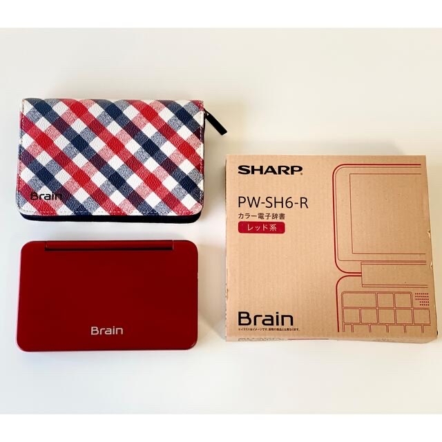 最大64%OFFクーポン SHARP シャープ Brain 電子辞書 PW-SH6-R レッド