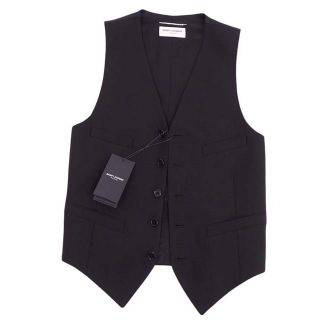 Saint Laurent - サンローラン パリ ベスト ジレ ウール ギャバジン