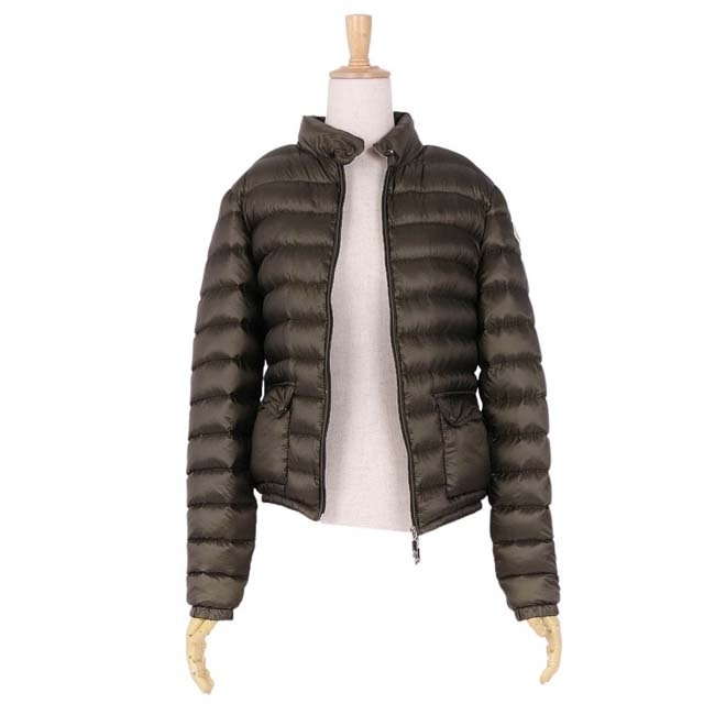 MONCLER(モンクレール)のモンクレール ジャケット ランス LANS ライトダウン レディース 1 カーキ レディースのジャケット/アウター(その他)の商品写真