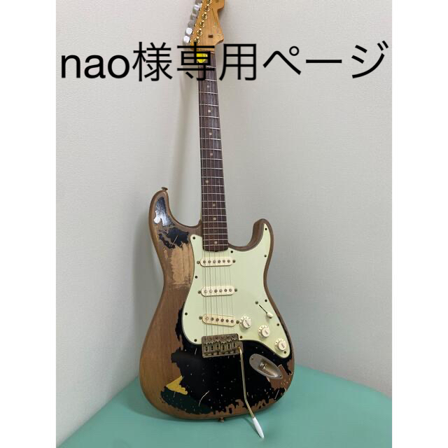 Fender(フェンダー)のJohn Mayer  BLACK 1  レプリカ 楽器のギター(エレキギター)の商品写真