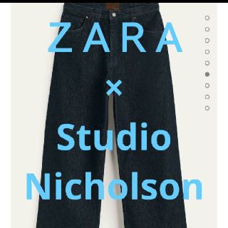 ザラ(ZARA)のZARA STUDIO NICHOLSONコラボデニム インディゴ 36 29(デニム/ジーンズ)