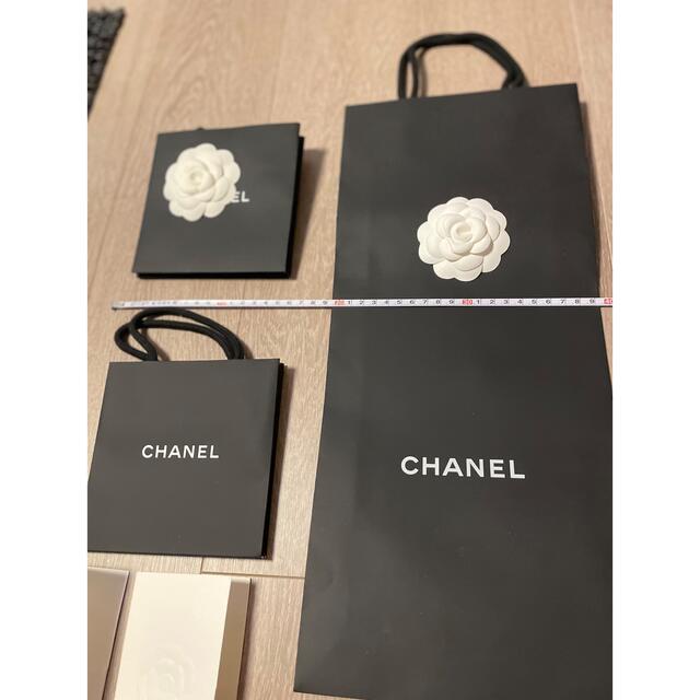 CHANEL(シャネル)のシャネル CHANEL ショップ袋 美品 3個セット売り レディースのバッグ(ショップ袋)の商品写真