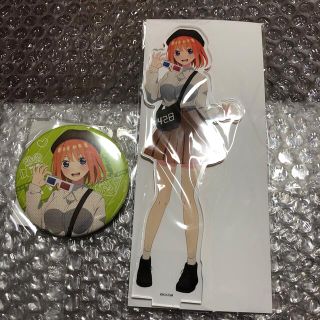 五等分の花嫁 中野四葉 dmmスクラッチ アクリルスタンド 缶バッジ(キャラクターグッズ)