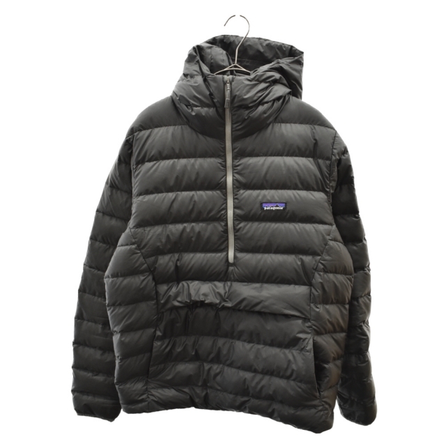 patagonia(パタゴニア)のPATAGONIA パタゴニア ハーフジップ ナイロンダウンジャケット グレー メンズのジャケット/アウター(ダウンジャケット)の商品写真