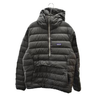 パタゴニア(patagonia)のPATAGONIA パタゴニア ハーフジップ ナイロンダウンジャケット グレー(ダウンジャケット)