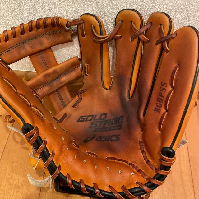 アシックス ゴールドステージ グローブ 元プロ野球選手 硬式内野用