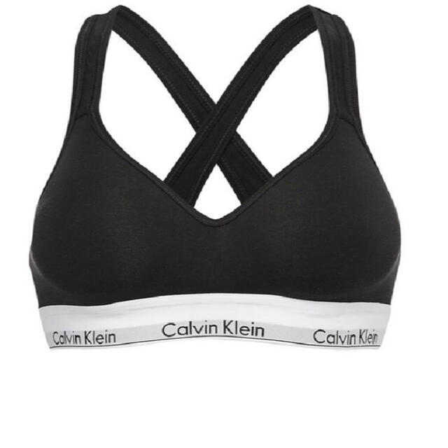 ck Calvin Klein(シーケーカルバンクライン)のカルバンクライン　レディース　上下セット　ブラ&ショーツ　黒　下着　 Lサイズ レディースの下着/アンダーウェア(ブラ&ショーツセット)の商品写真