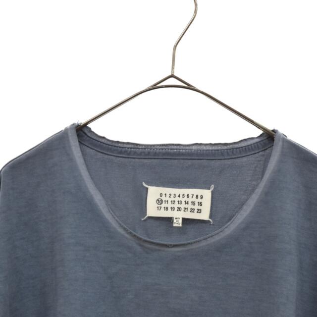 Maison Martin Margiela(マルタンマルジェラ)のMaison Margiela メゾンマルジェラ 22SS Unfinished Heavy Jersey Tee ヘビージャージー オーバーサイズTシャツ ブルー s50gc0668 メンズのトップス(Tシャツ/カットソー(半袖/袖なし))の商品写真