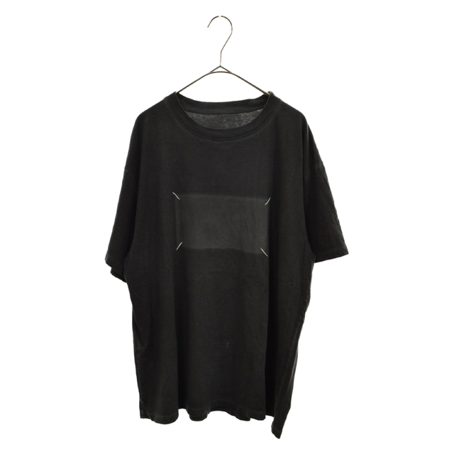 Maison Margiela メゾンマルジェラ 19AW 4ステッチ ディテール オーバーサイズ 半袖Tシャツ ブラック S29GC0246 S20079