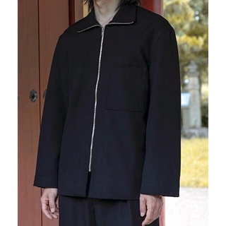 コモリ(COMOLI)のTHE HINOKI / wool zip jacket(ブルゾン)