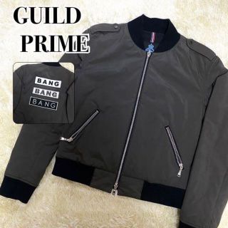 美品☆ギルドプライム☆カモフラ柄メンズM☆袖レザー取り外し可
