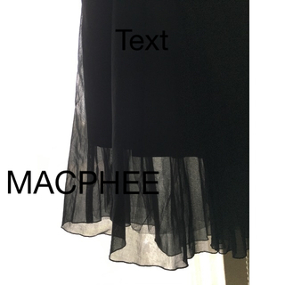 マカフィー(MACPHEE)のお値下げ！！マカフィー　スカート　サイズ34(ひざ丈スカート)