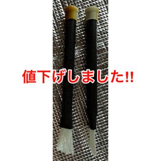 収納式パーカッションナイロンブラシ（2本）(スティック)