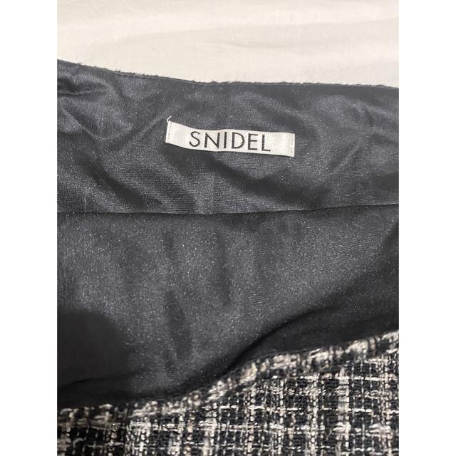 SNIDEL(スナイデル)のSNIDEL ハイウエストスカショーパン NVY ネイビー ツイード 1サイズ レディースのパンツ(ショートパンツ)の商品写真
