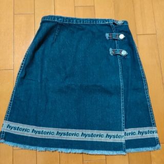 ヒステリックグラマー(HYSTERIC GLAMOUR)のヒステリックグラマー★デニム巻きスカート(ひざ丈スカート)