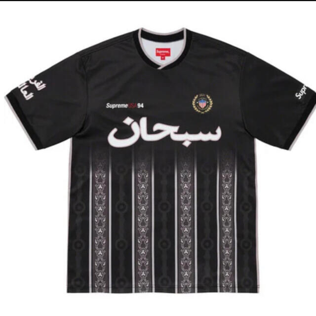 トップスsupreme Arabic Logo Jersey 黒L 21ss