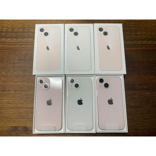 アップル(Apple)のiPhone13mini 128GB 画面フィルム付　新品　3台セット(スマートフォン本体)