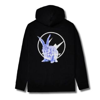 フラグメント(FRAGMENT)のfragment Playboy Bunny Black Hoodie Lサイズ(パーカー)