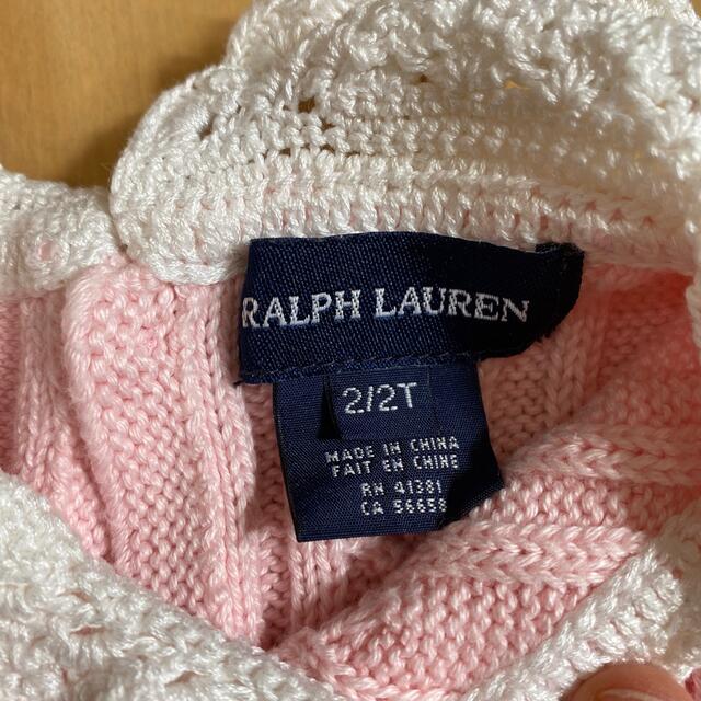 Ralph Lauren(ラルフローレン)のラルフローレン　ポロ　ワンピース 2T キッズ/ベビー/マタニティのキッズ服女の子用(90cm~)(ワンピース)の商品写真