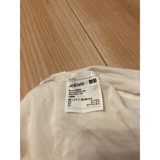 UNIQLO(ユニクロ)のUNIQLO/ユニクロ　エアリズム半袖 レディースの下着/アンダーウェア(アンダーシャツ/防寒インナー)の商品写真