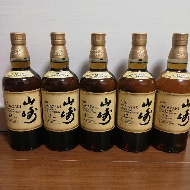 サントリー 山崎12年 700ml   新品5 本セット！