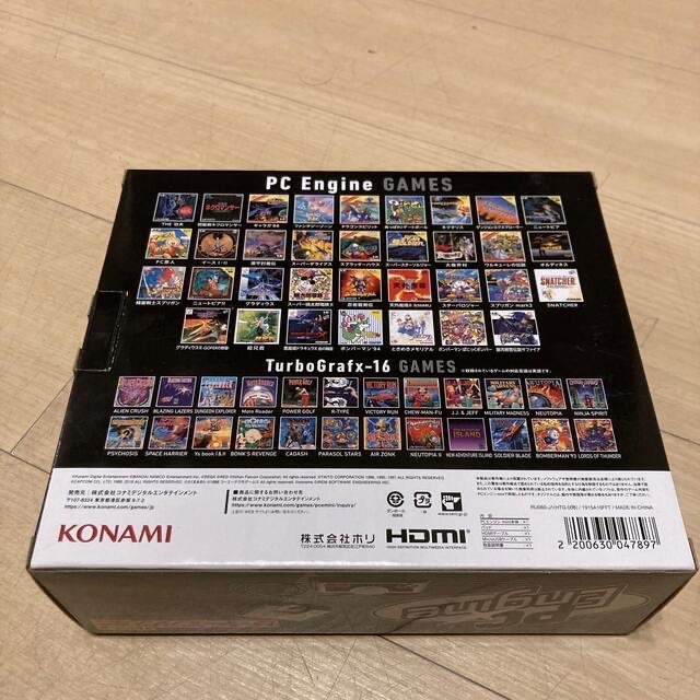 KONAMI(コナミ)のpcエンジンミニ エンタメ/ホビーのゲームソフト/ゲーム機本体(家庭用ゲーム機本体)の商品写真