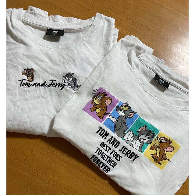 Right-on(ライトオン)のトムとジェリー、Tシャツ2枚セット レディースのトップス(Tシャツ(半袖/袖なし))の商品写真