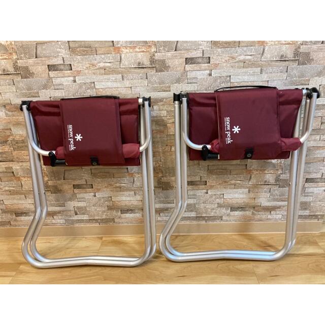 スノーピーク パッドインチェア 2脚セット ノーマル 廃盤 LV-052PR