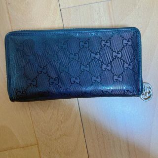 グッチ(Gucci)のグッチ 長財布 インプリメ 黒(財布)