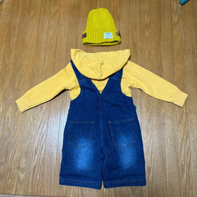 コスプレ　ミニオン　キッズ 95 ハロウィン  キッズ/ベビー/マタニティのキッズ服男の子用(90cm~)(その他)の商品写真