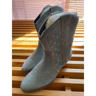 ツモリチサト(TSUMORI CHISATO)の☆新品☆ツモリチサト デニムウエスタンブーツ23(ブーツ)