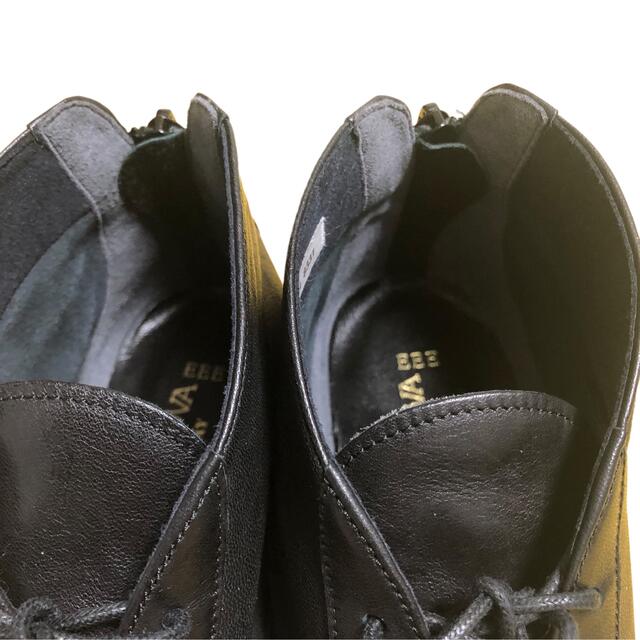 BARCLAY(バークレー)の激美品　バークレー　ビジェバノ　レザーショートブーツ　23.5cm レディースの靴/シューズ(ローファー/革靴)の商品写真