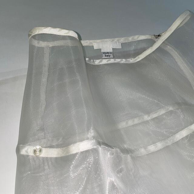 helmut lang italy イタリア 本人 シースルー スカート-