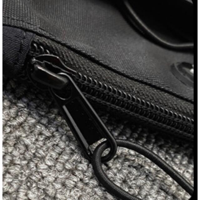ワンポイント サコッシュ ポシェット ショルダーバッグ ユニセックス ブラック メンズのバッグ(ショルダーバッグ)の商品写真